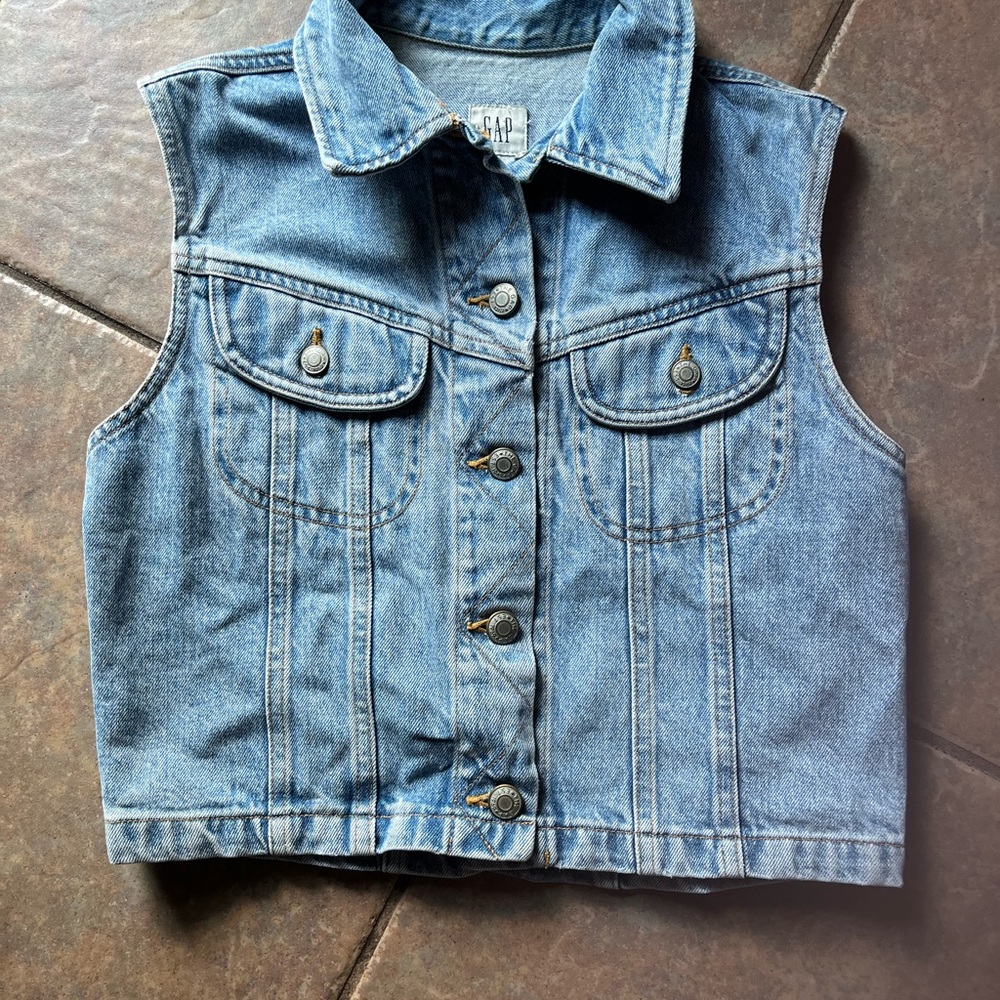 GAP Blue Denim Vest for Kids